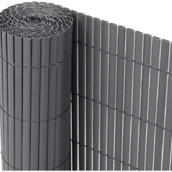 Ribelli Sichtschutzmatte, aus PVC, 160 x 400 cm, anthrazit - B-Ware neuwertig