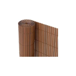 Ribelli Sichtschutzmatte Zaunsichtschutz PVC ca. 1,6 x 4m, braun - B-Ware neuwertig