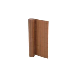 Ribelli Sichtschutzmatte Zaunsichtschutz PVC ca. 1,6 x 4m, braun - B-Ware neuwertig