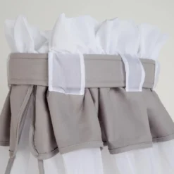 roba Himmel für Babybett, ca. 160 x 250 x 0,5 cm, hellgrau - B-Ware neuwertig