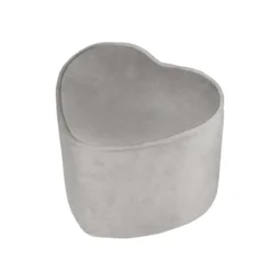 roba Kinderhocker in Herzform 'Lil Sofa', grau - B-Ware sehr gut