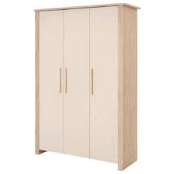 roba Kinderkleiderschrank 'Momo', 3-türig, Cashmere / Tristan Eiche - B-Ware sehr gut