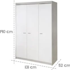 roba Kleiderschrank 'Julia', 3-türig - B-Ware neuwertig
