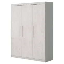 roba Kleiderschrank 'Maren 2', 3-türig, Lichtgrau/weiß - B-Ware neuwertig