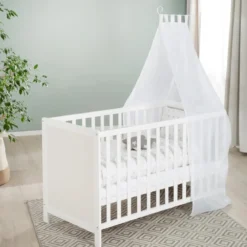 roba Multifunktionsbett mit Beistellfunktion RK0176W-16V191, 60x120 cm, weiß - B-Ware sehr gut