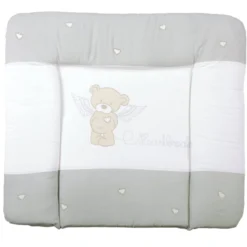 roba Wickelauflage Heartbreaker, 85 x 75 cm, beige/weiß - B-Ware neuwertig