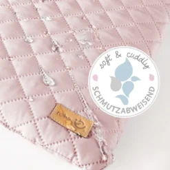 roba Wickelauflage soft 'roba Style' rosa, 85 x 75 cm, abwischbar, mit Hasengesicht 'Lily'- B-Ware