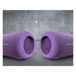 SILVERCREST® Bluetooth®-Lautsprecher »Rhythm Go«, mit PartyPlay (lila) - B-Ware sehr gut