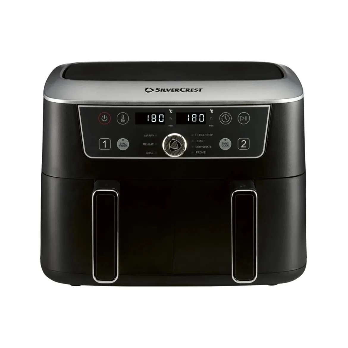 SILVERCREST® Doppelzonen-Heißluftfritteuse SHFDD 2600 C2 - B-Ware