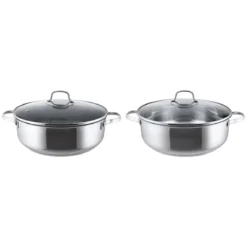 SILVERCREST® Edelstahl-Kasserolle, Ø 28 cm - B-Ware