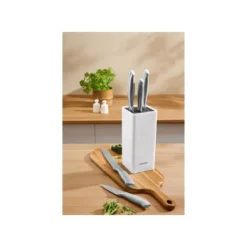SILVERCREST® Edelstahl-Messerset, 6-tlg. (Edelstahl gebürstet) - B-Ware neuwertig