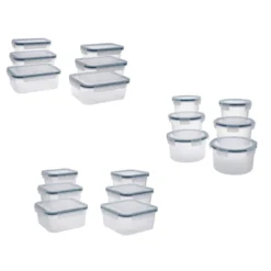 SILVERCREST® Frischhaltedosen-Set, 6 Stück - B-Ware