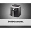 SILVERCREST® Heißluftfritteuse »SHFD 2150 B1«, 6,7 l - B-Ware
