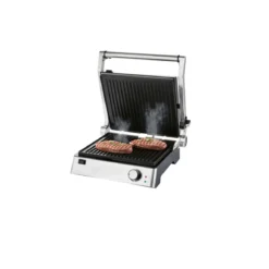 SILVERCREST® KITCHEN TOOLS Kontaktgrill SKGE 2000 D3, 180° aufklappbar - B-Ware