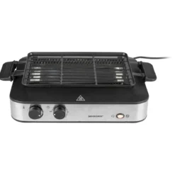 SILVERCREST® KITCHEN TOOLS Multifunktionsgrill SMEG 1600 A1, mit Kebabfunktion - B-Ware neuwertig