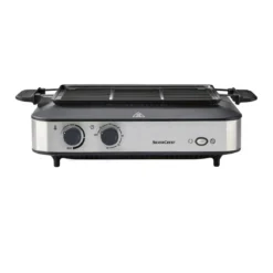 SILVERCREST® KITCHEN TOOLS Multifunktionsgrill SMEG 1600 A1, mit Kebabfunktion - B-Ware neuwertig
