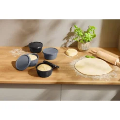 SILVERCREST® Pizzateig-Boxen, 4 Stück - B-Ware neuwertig