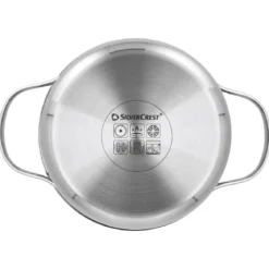 SILVERCREST® Premium-Edelstahltopf, Ø 16 cm - B-Ware neuwertig