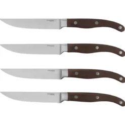SILVERCREST® Steakmesser-Set (schwarz-braun) - B-Ware neuwertig