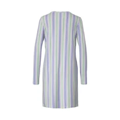 Tchibo Damen-Nachthemd, S, creme/grün/blau/gestreift - B-Ware sehr gut