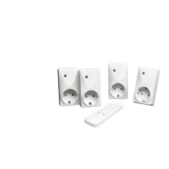 TRONIC® 5-teiliges Funkschaltset, für Innenbereich, weiß - B-Ware neuwertig