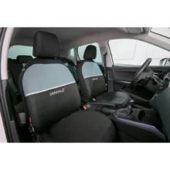ULTIMATE SPEED® Autositzbezug-Set »Carbon«, 14-teilig (Silber) - B-Ware neuwertig