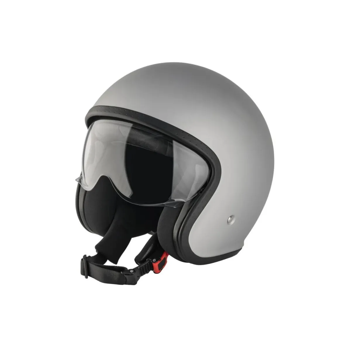 ULTIMATE SPEED® Jethelm, mit Visier, Gr. M (silber/grau matt) - B-Ware gut