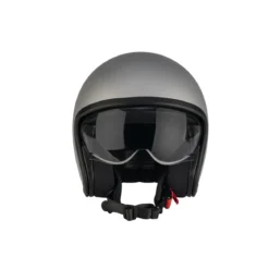 ULTIMATE SPEED® Jethelm, mit Visier, Gr. M (silber/grau matt) - B-Ware gut