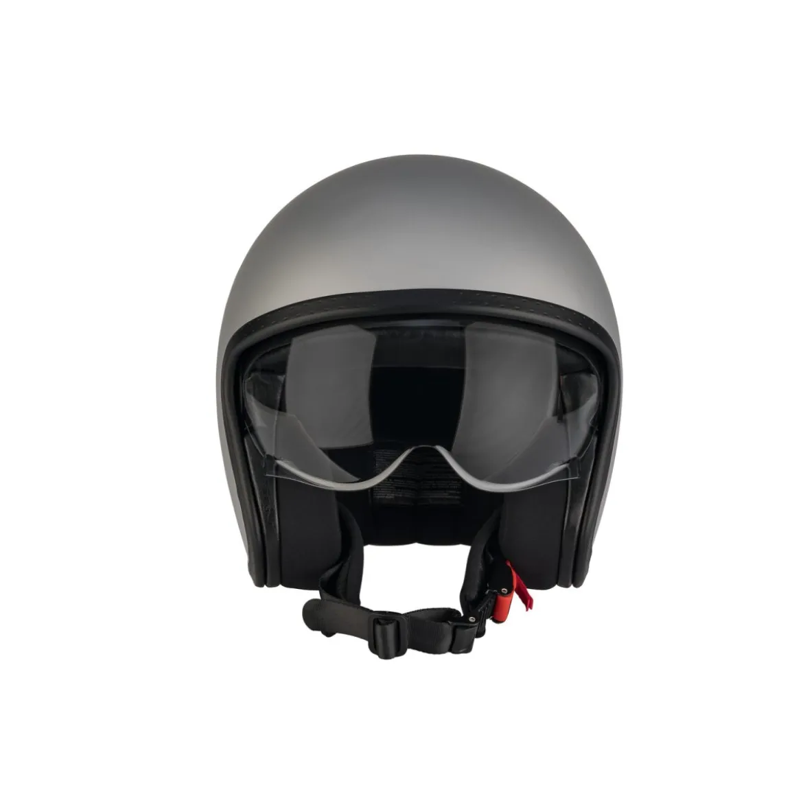 ULTIMATE SPEED® Jethelm, mit Visier, Gr. M (silber/grau matt) - B-Ware gut