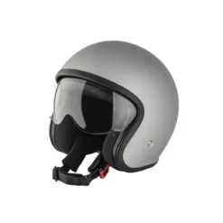 ULTIMATE SPEED® Jethelm, mit Visier, Gr. M (silber/grau matt) - B-Ware gut