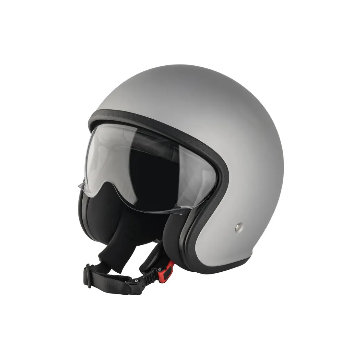 ULTIMATE SPEED® Jethelm, mit Visier, Gr. M (silber/grau matt) - B-Ware gut