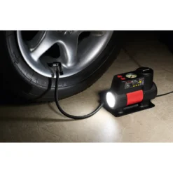 ULTIMATE SPEED® Mini-Kompressor UMK 10 E4, mit integriertem Manometer - B-Ware