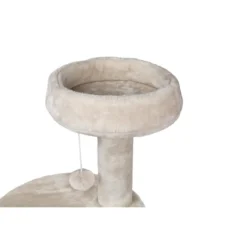zoofari® Kratzbaum, mit Liegefläche und Höhle, creme - B-Ware sehr gut